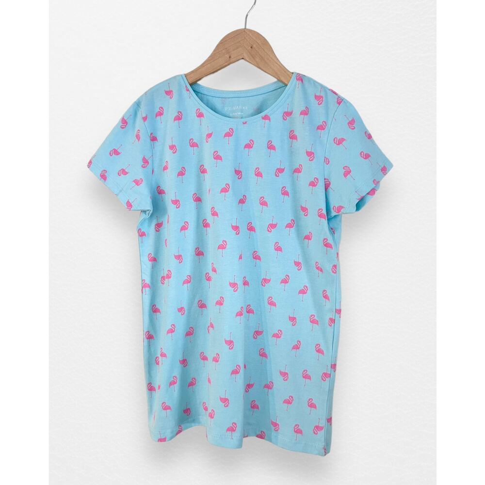 NWT Primark Flamingos Tee, Size 10/11